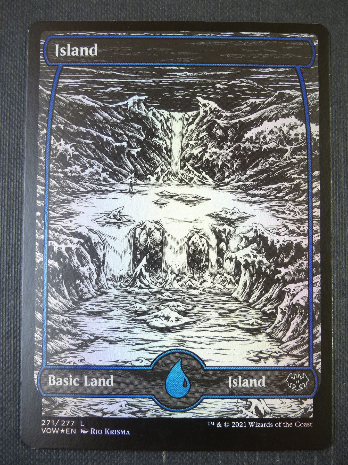 Island 271/277 Full Art Foil - Mtg Card #XO
