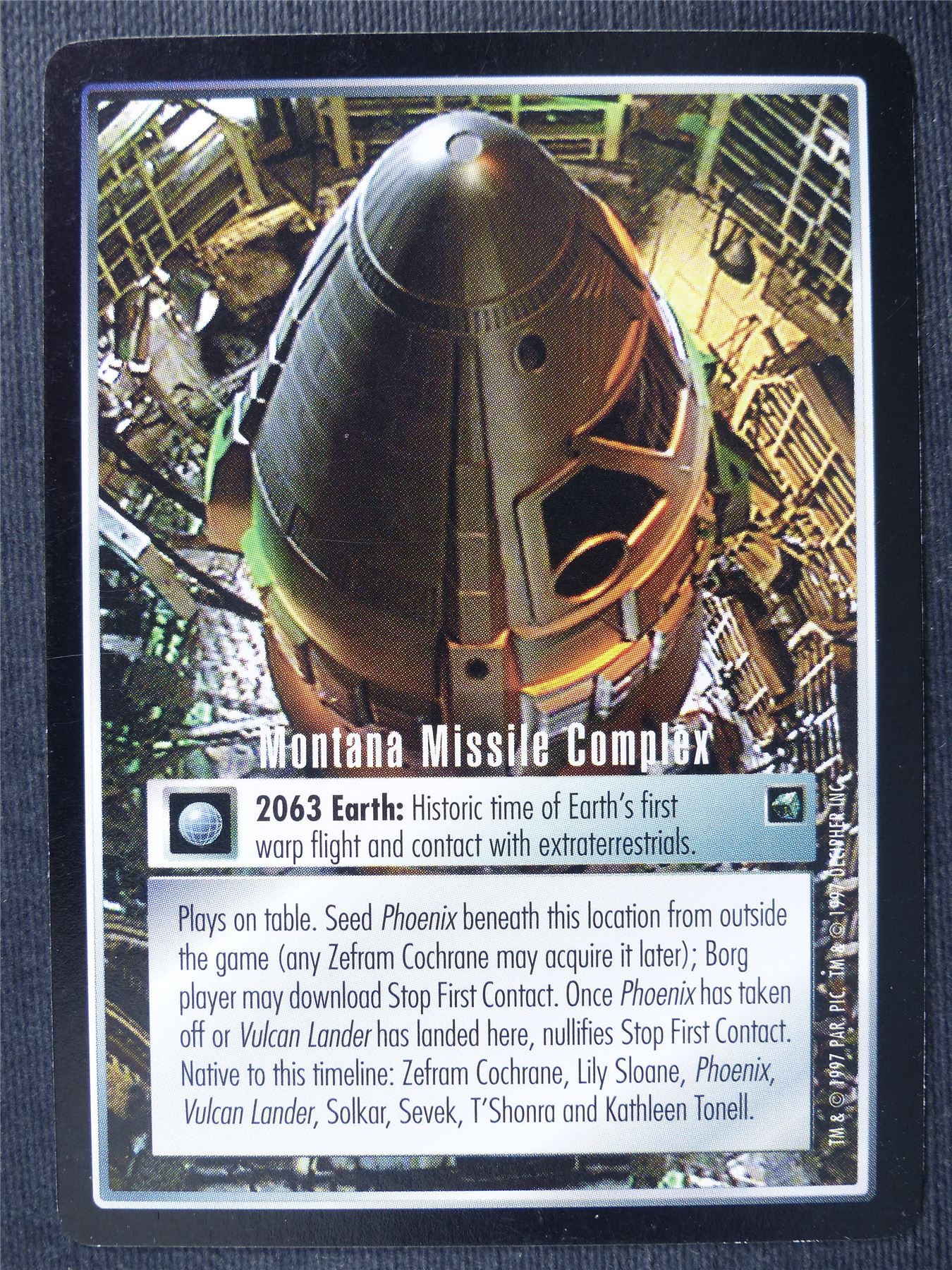 Montana Missile Complex - Star Trek Cards #170
