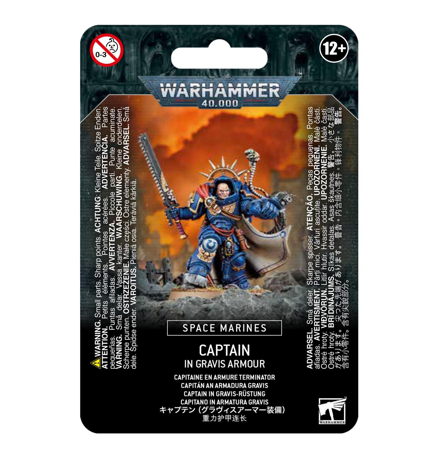 Captain in Gravis Armour - Space Marines - Warhammer 40k