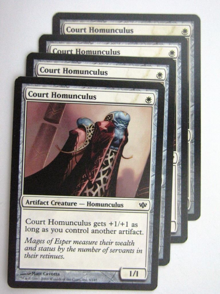 MTG Magic Cards: COURT HOMUNCULUS x4 # 27D3