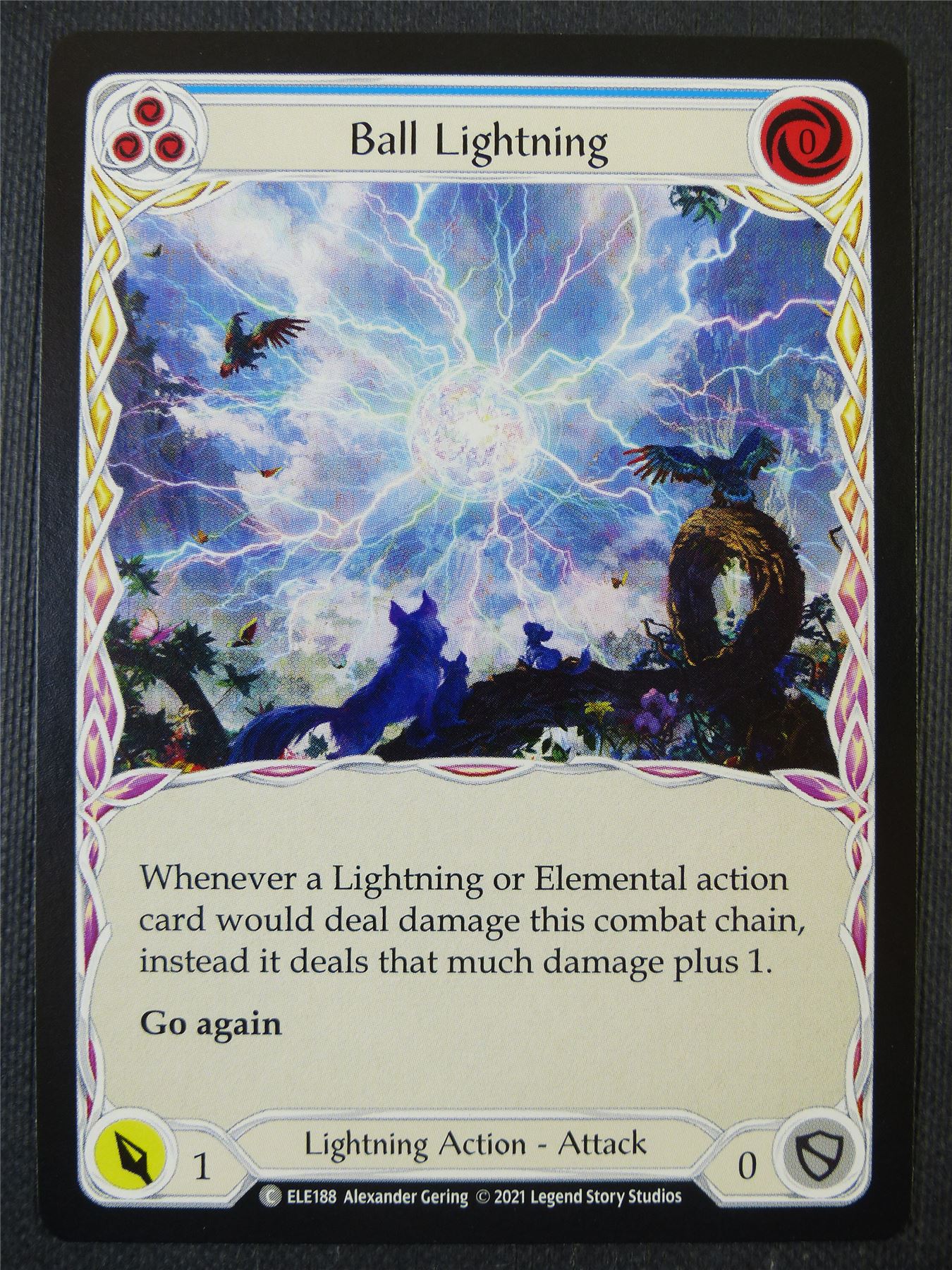 Ball Lightning - Blue - Tales of Aria 1st ed - Flesh and Blood Card #643