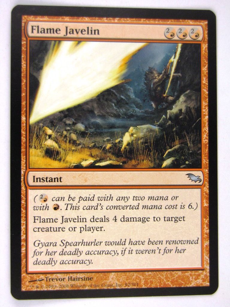 MTG Magic: the Gathering Cards: FLAME JAVELIN: SHM