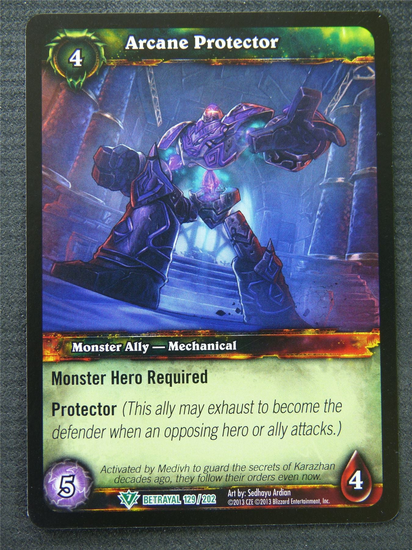 Arcane Protector - Uncommon - World Of Warcraft #1GZ