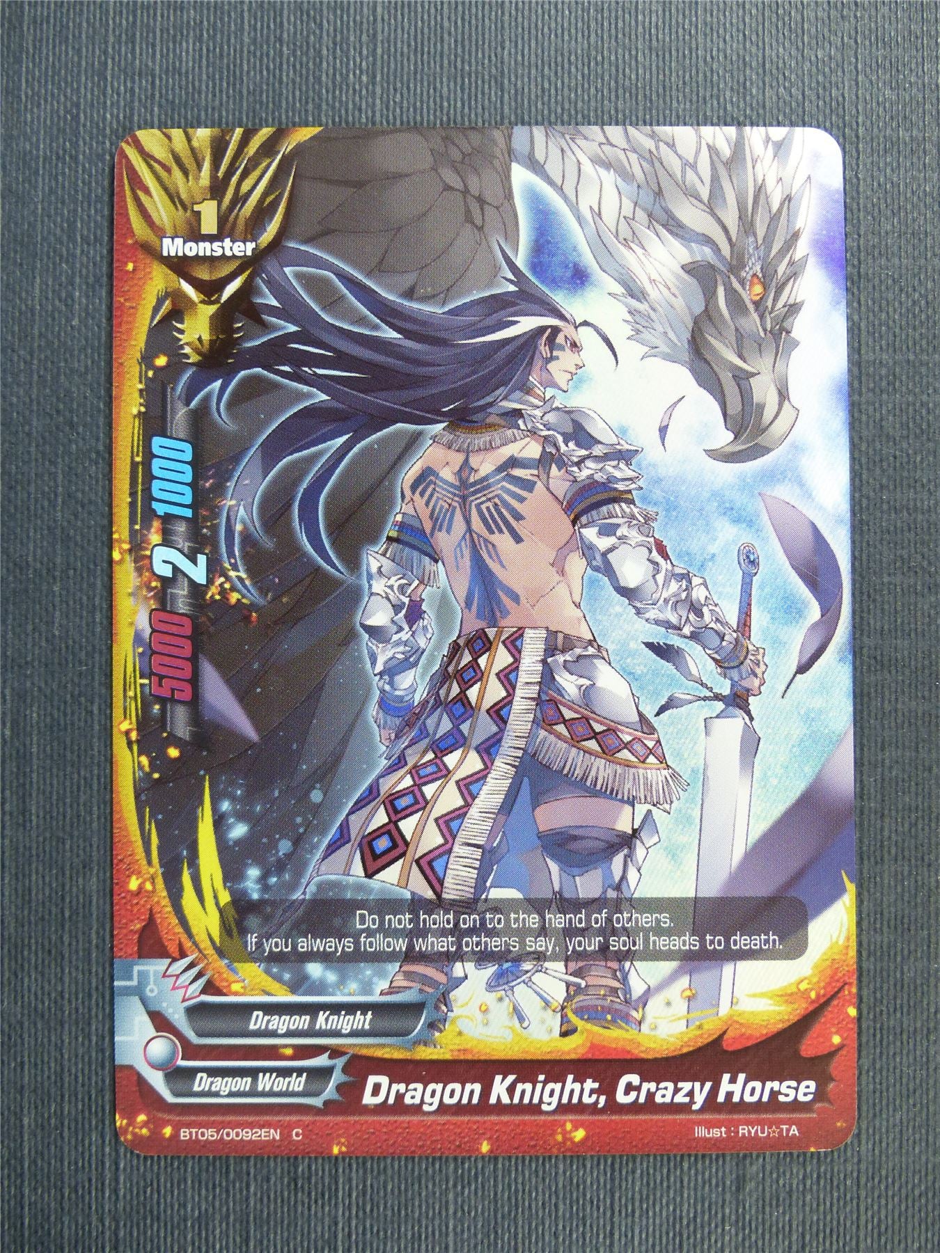 Dragon Knight Crazy Horse C Foil - Buddyfight Cards #4WA