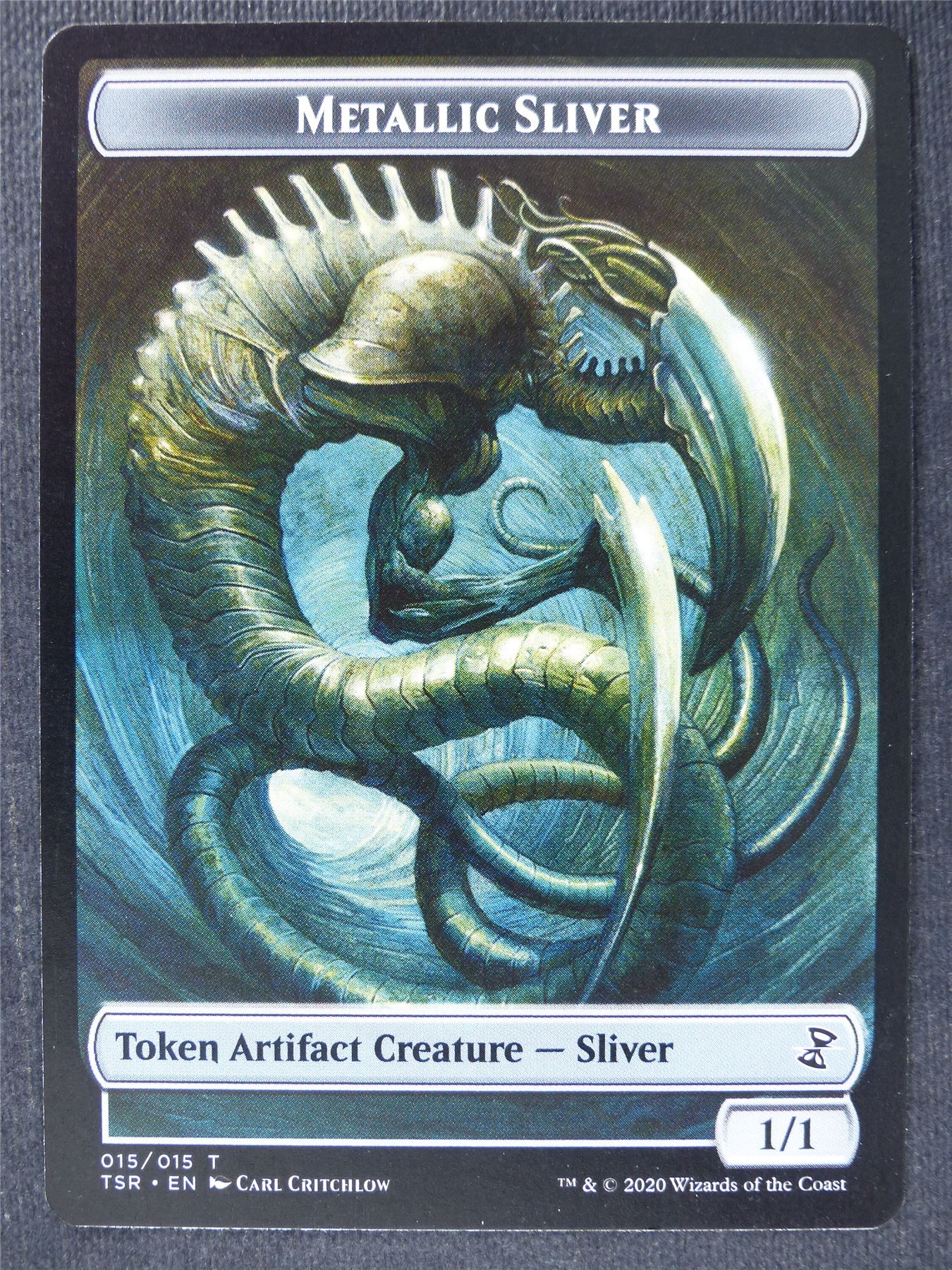 Metallic Sliver Token - Mtg Magic Cards #6E