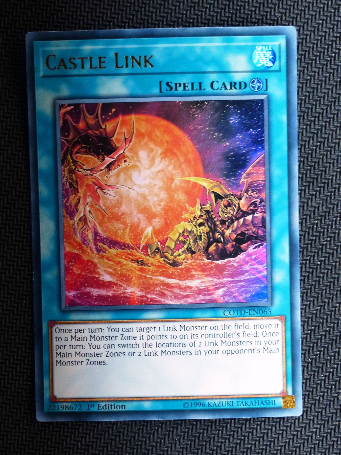 Castle Link -COTD - Ultra Rare - Yugioh Card # 1F83