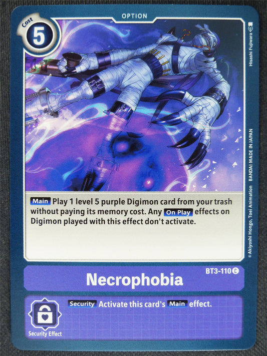 Necrophobia BT3-110 C - Digimon Cards #Q