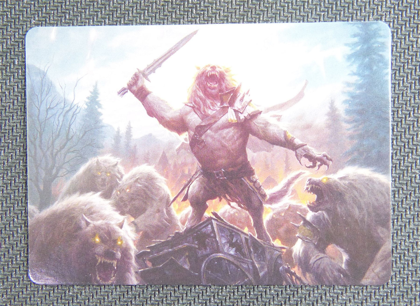 Tovolar the Midnight Scourge Art Card 6 - Innistrad Midnight Hunt Art Series - Mtg Card #3CF