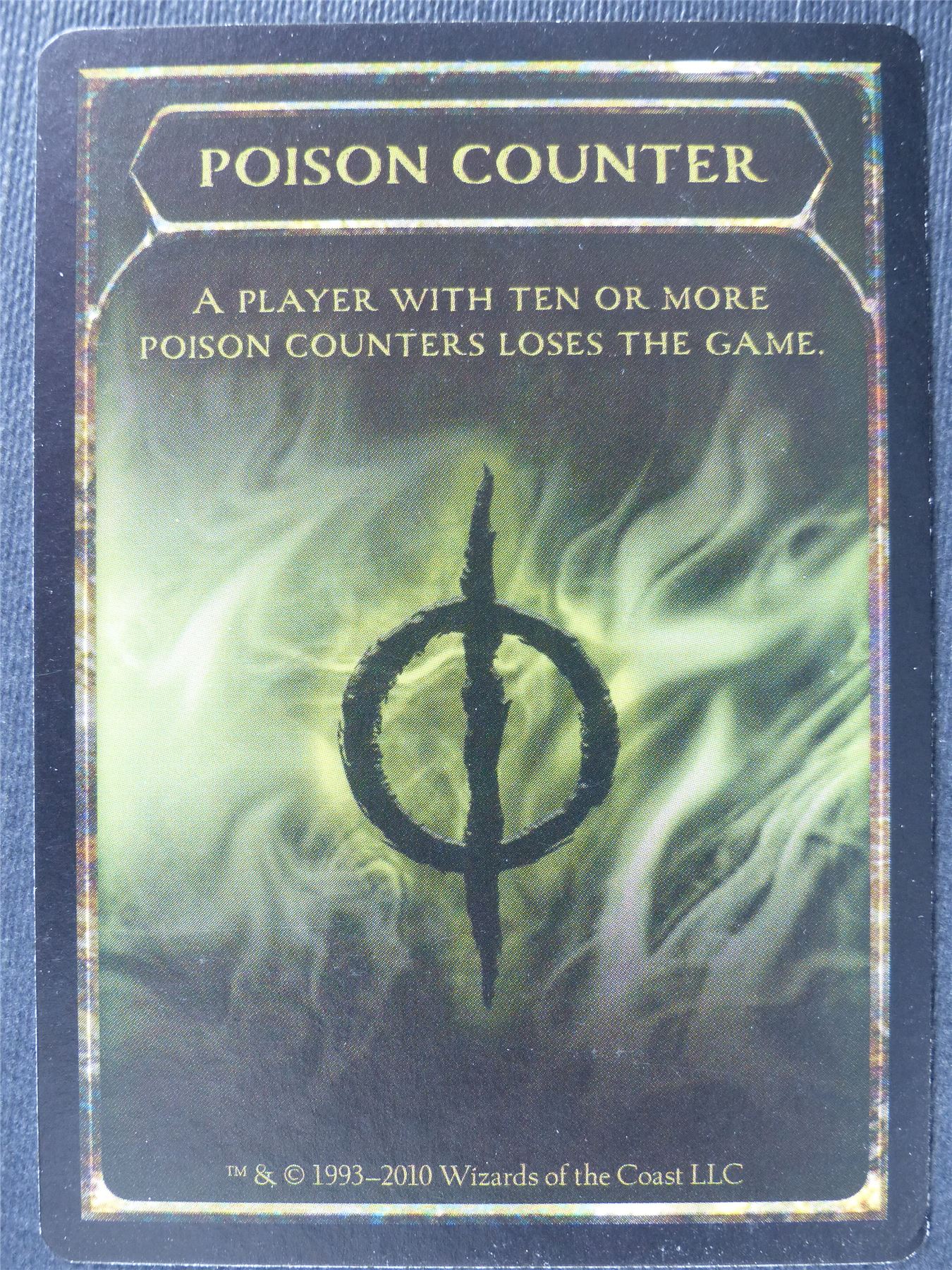 Poison Counter v1 Token - Mtg Card #3SO Archeron Poison Counter v1 Token - Mtg Card #3SO Archeron