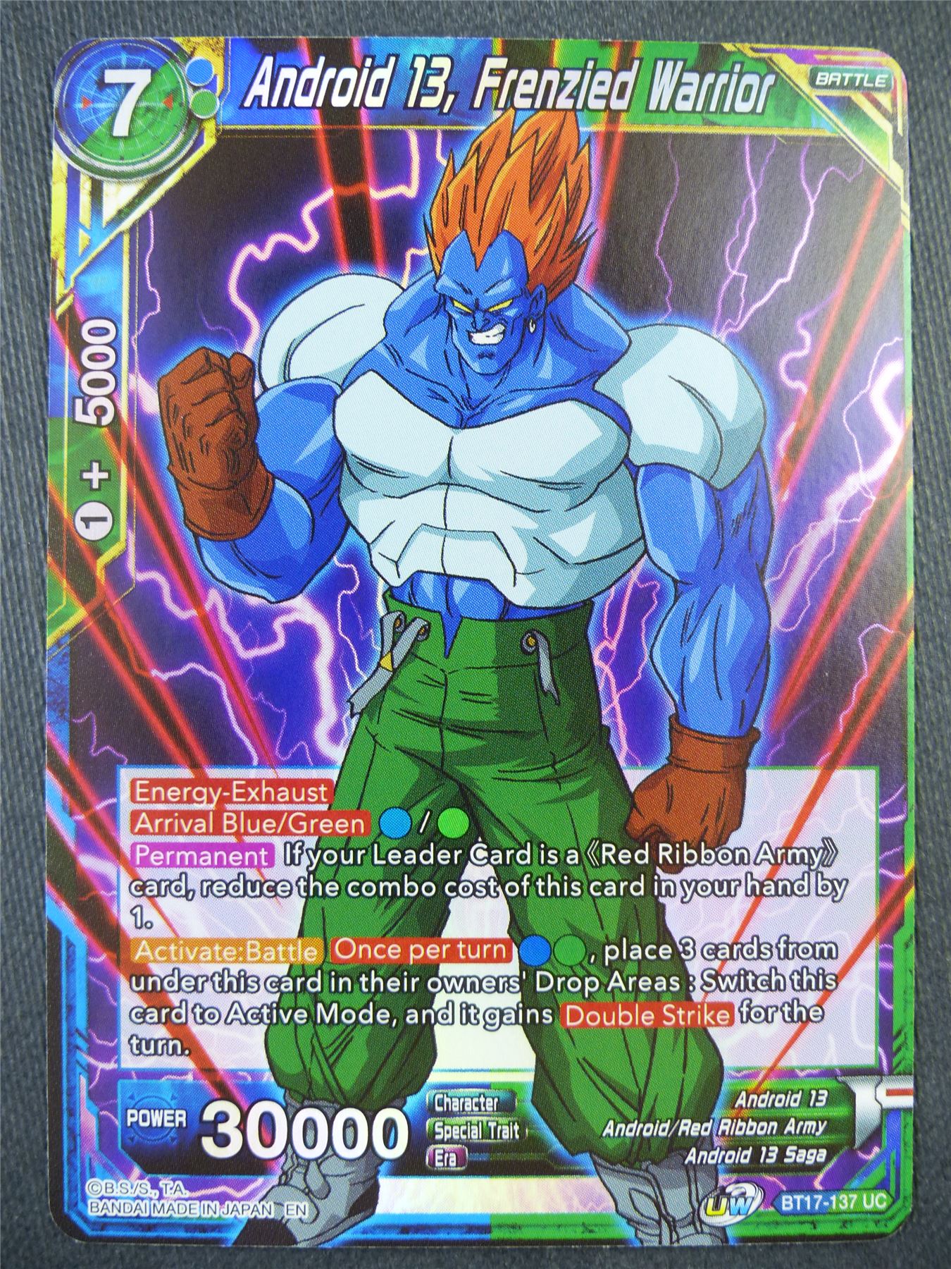 Android 13 Frenzied Warrior BT17 Foil - Dragon Bal Super Card #90D