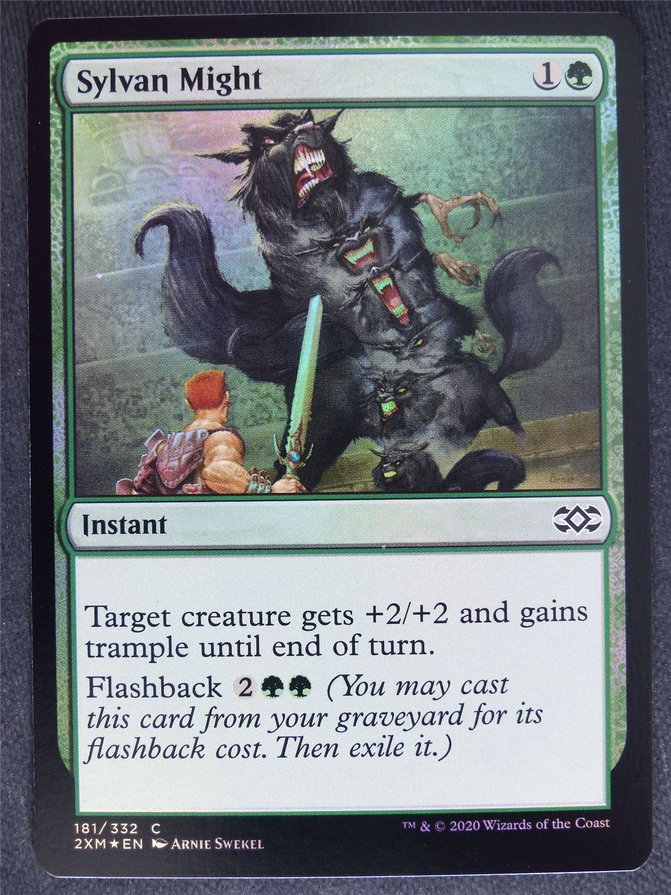 Sylvan Might Foil - Double Masters - Mtg Magic Cards #24