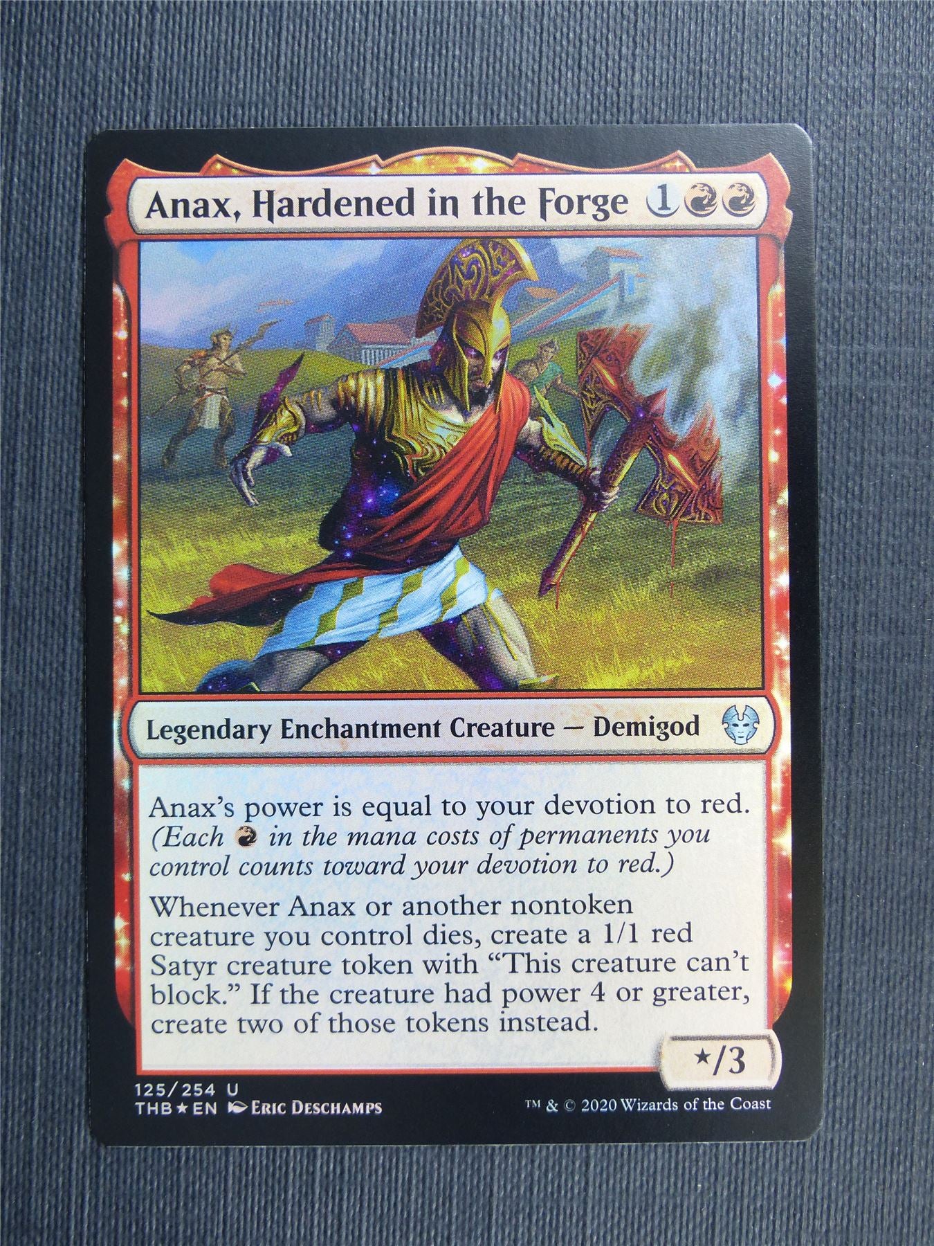 Anax Hardened in the Forge Foil - Theros Collector Ed - Mtg Magic Cards #3L3