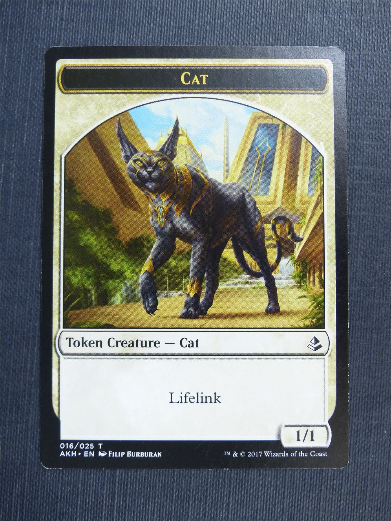 Proven Combatant / Cat - Mtg Magic Token Cards #4P6