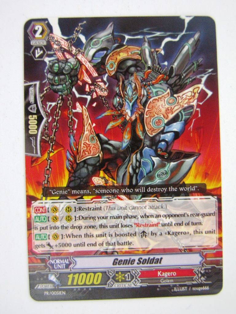 Vanguard Promo Cards: GENIE SOLDAT # 13H72