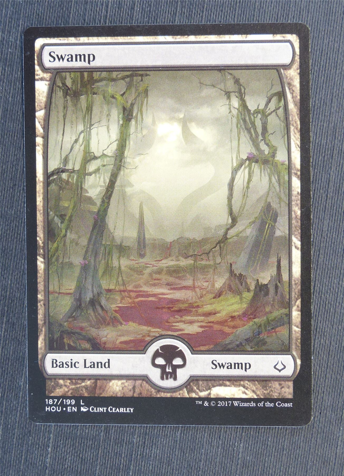 Swamp Full Art 187/199 - Mtg Magic Cards #5ET