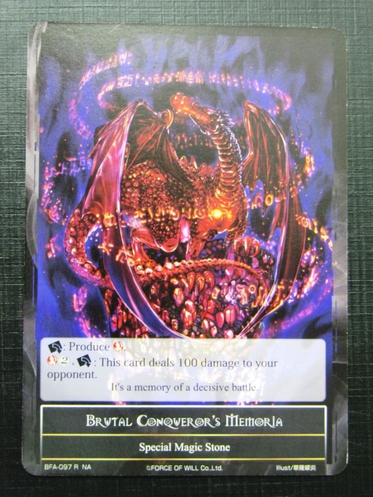 Force of Will Cards: BRUTAL CONQUEROR'S MEMORIA NA # 15G83