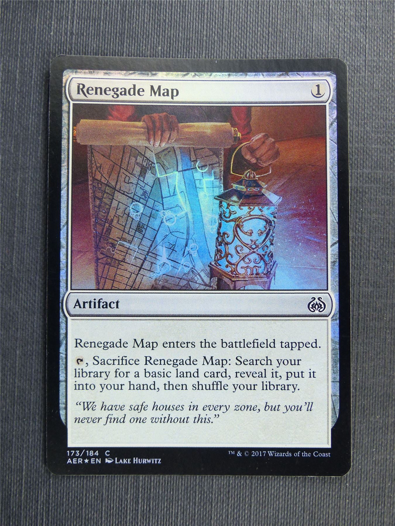 Renegade Map Foil - Mtg Magic Cards #596