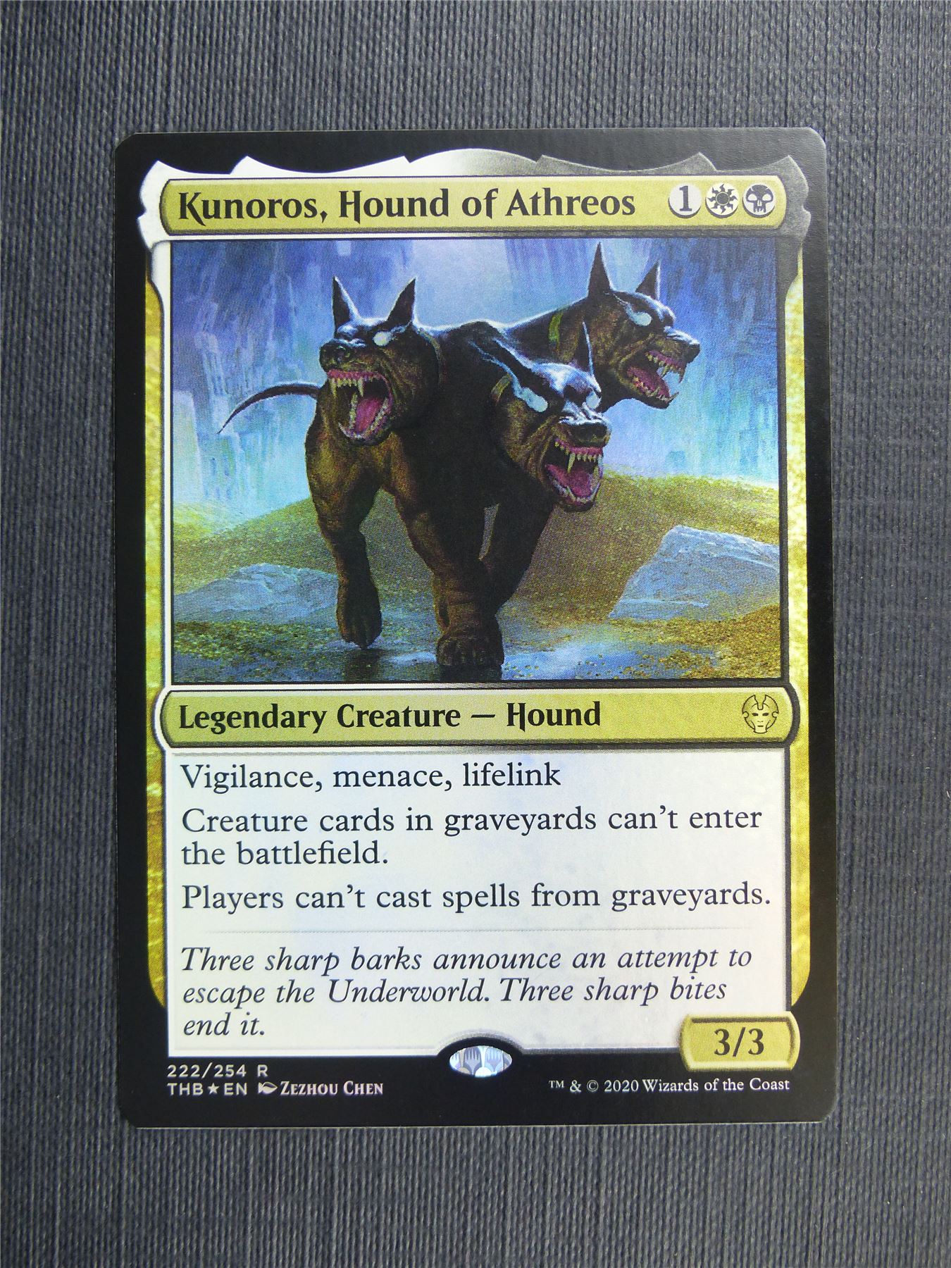 Kunoros Hound of Athreos Foil #3FY