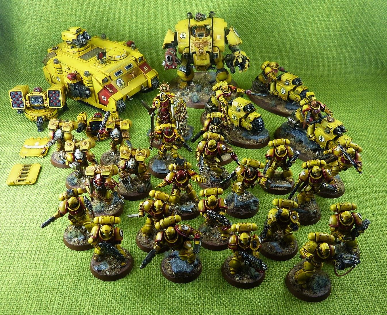 Imperial Fist Small Army - Warhammer 40k #CG