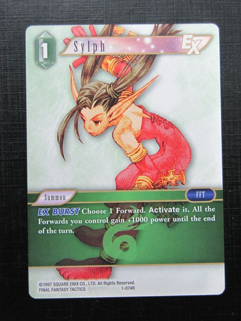 Final Fantasy Cards: SYLPH 1-074R # 23I36