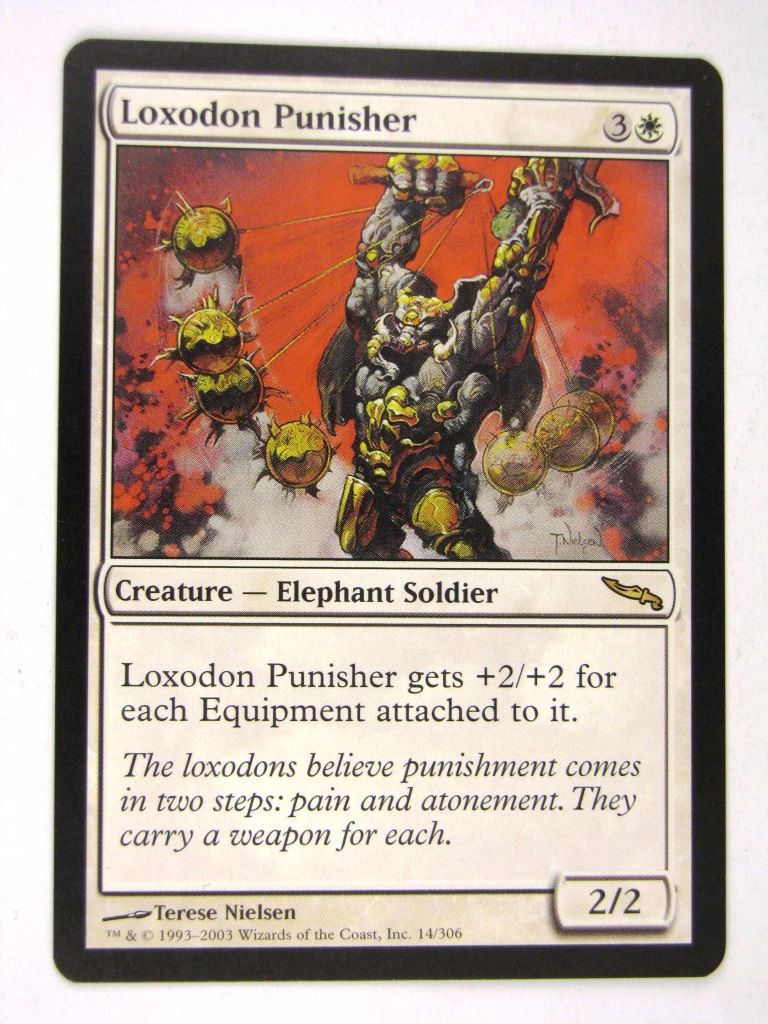 MTG Magic: the Gathering Cards: LOXODON PUNISHER: MRD