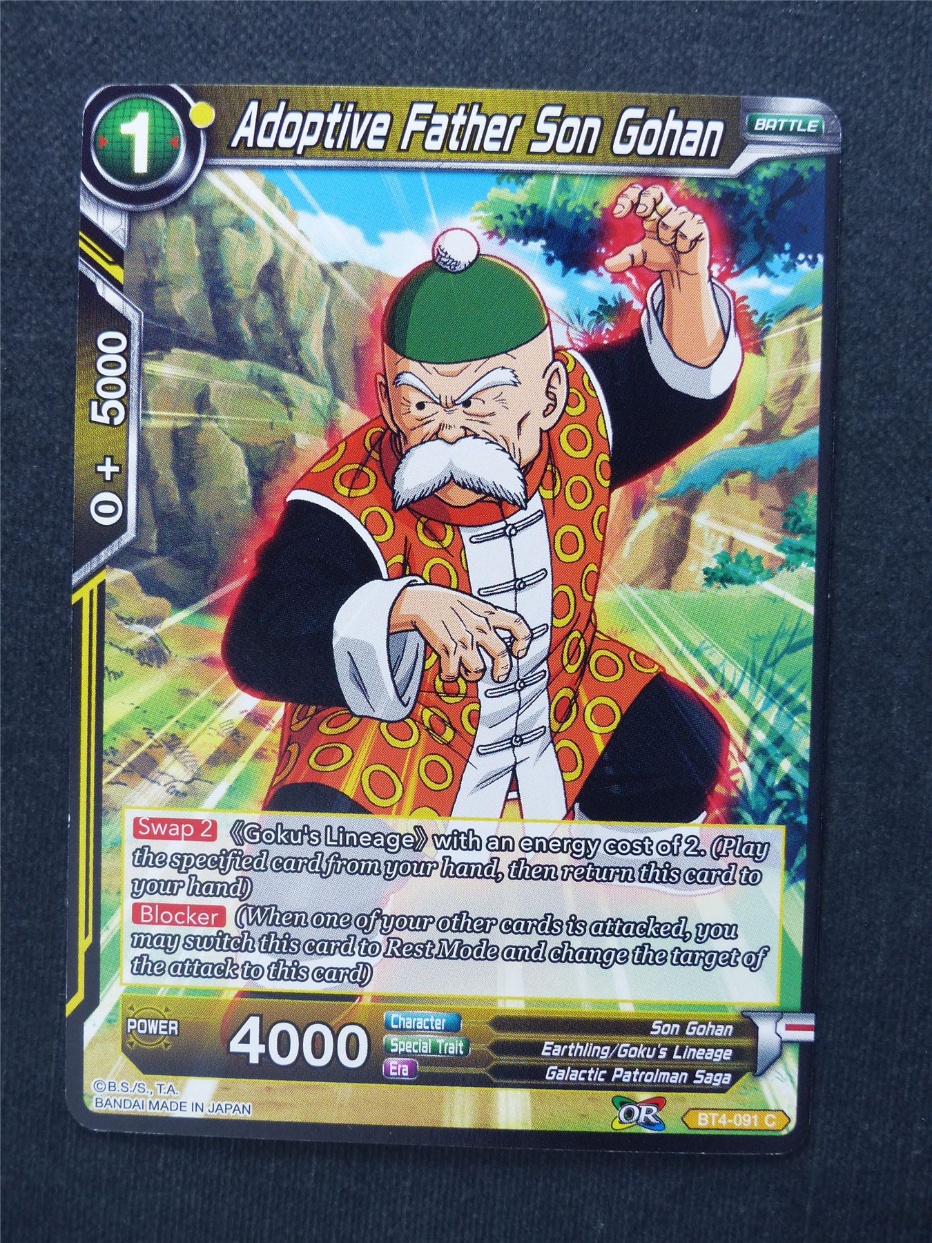 Adoptive Father Son Gohan - Dragon Ball Super Cards #E0