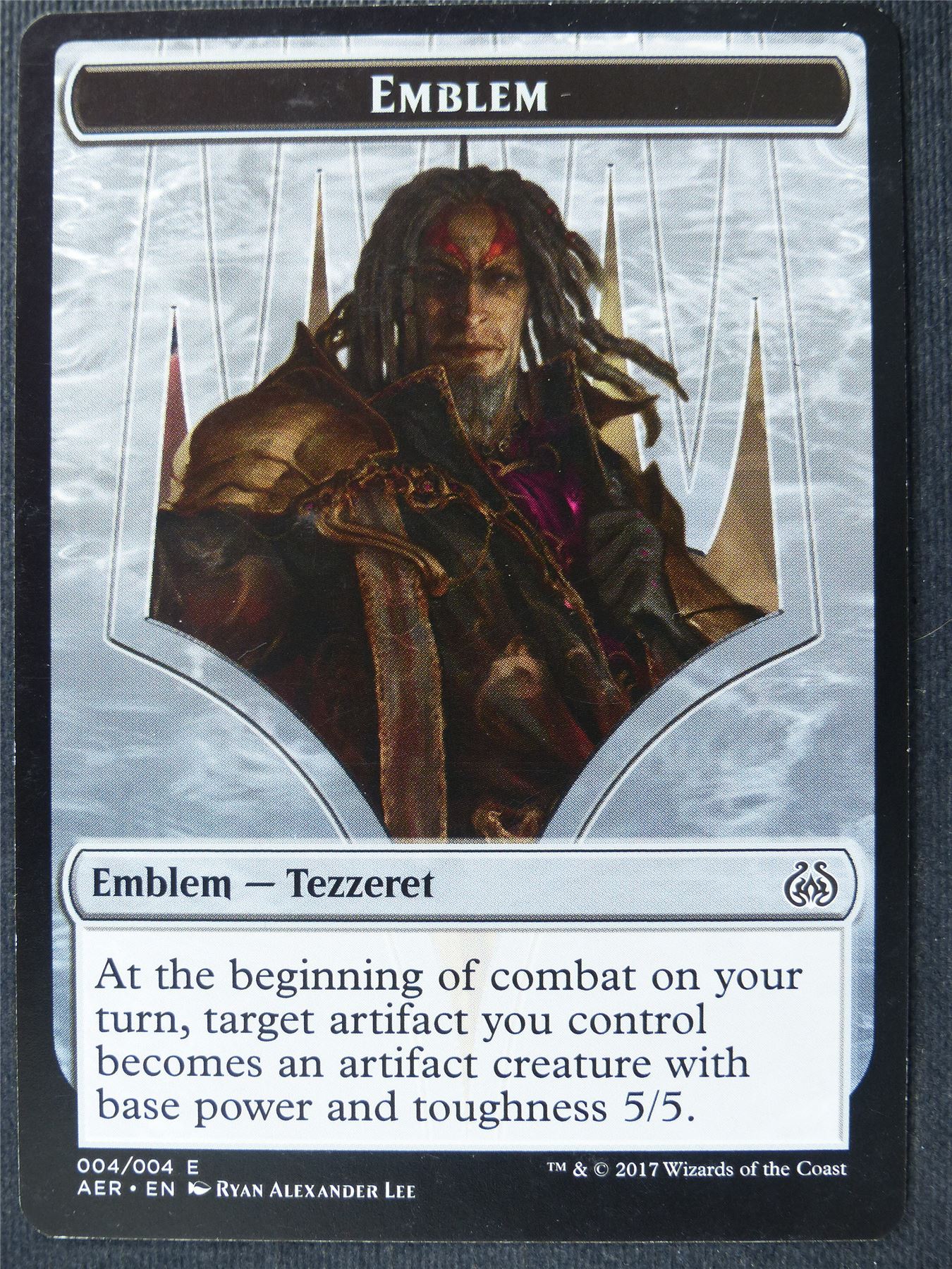 Tezzeret the Schemer Emblem Token - Mtg Card #1VF