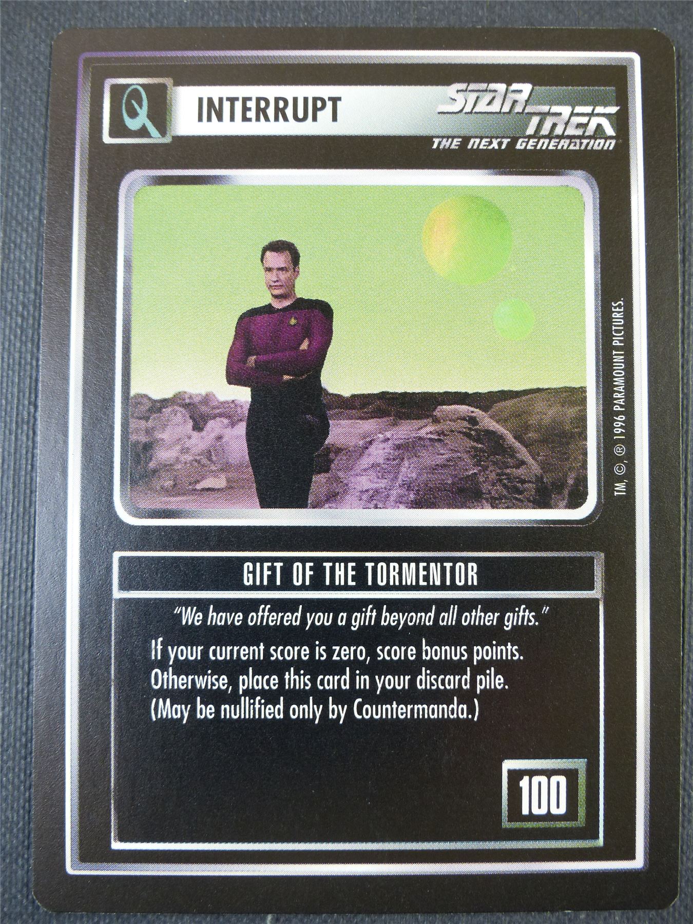 Gift of the Tormentor - NG - Star Trek Card #672