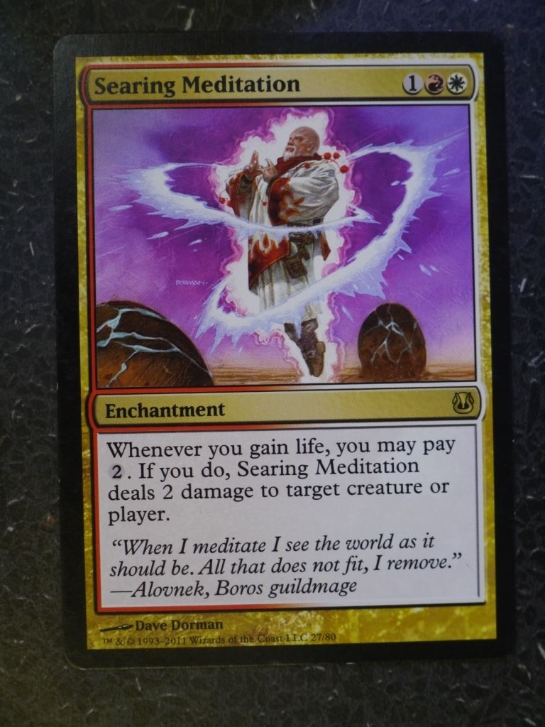 MTG Magic Cards: SEARING MEDITATION RARE # 6I64