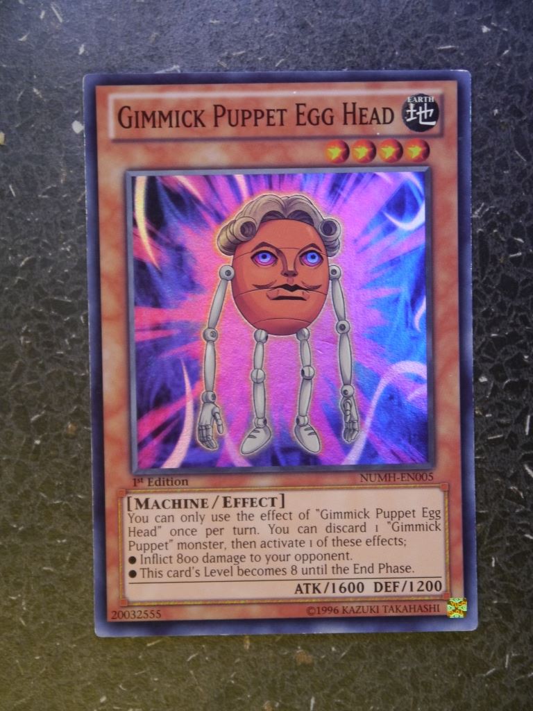 Yugioh Cards: GIMMIK PUPPRET EGG HEAD NUMH SUPER RARE # 2H51