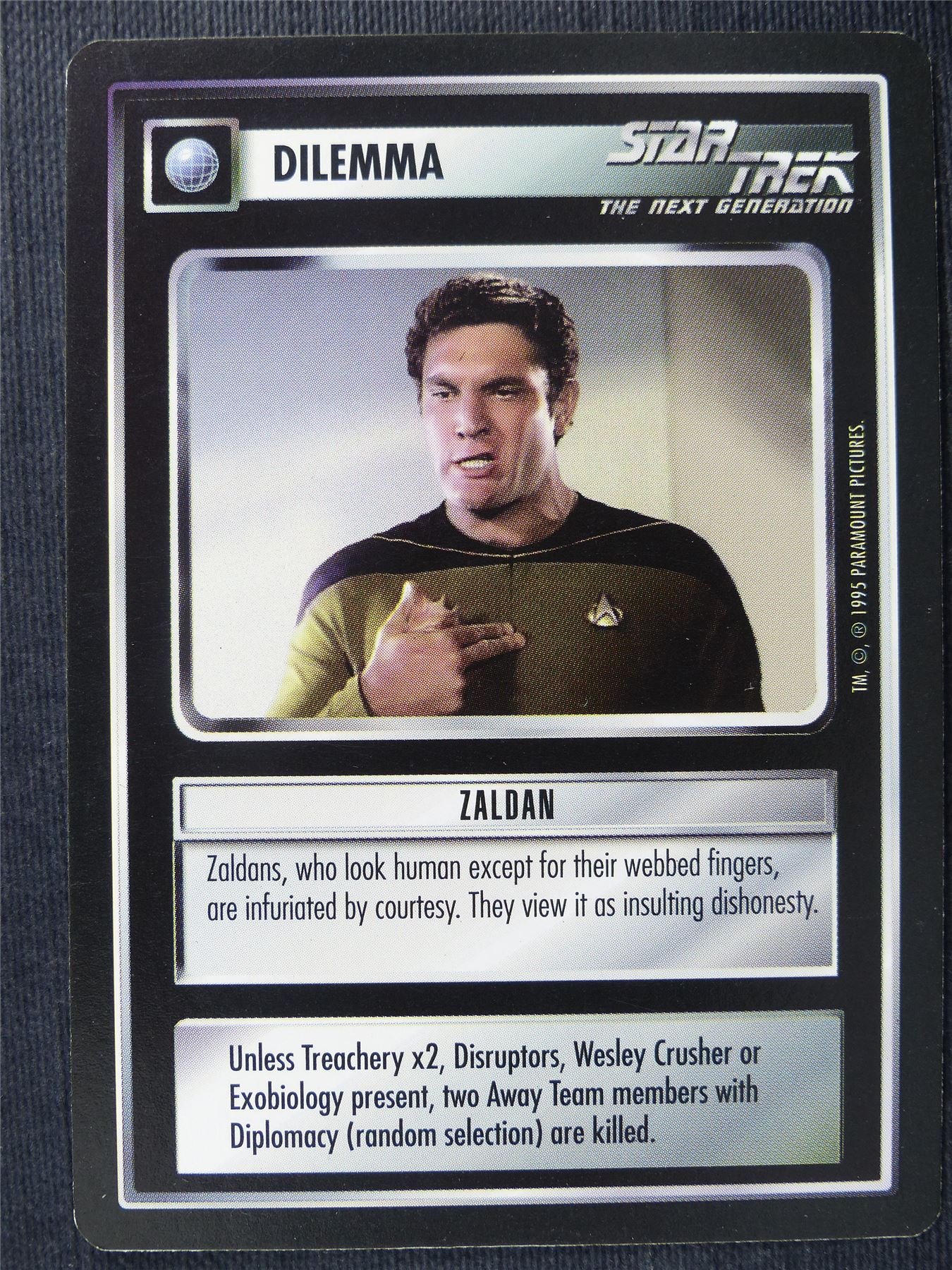 Zaldan - NG - Star Trek Cards #168