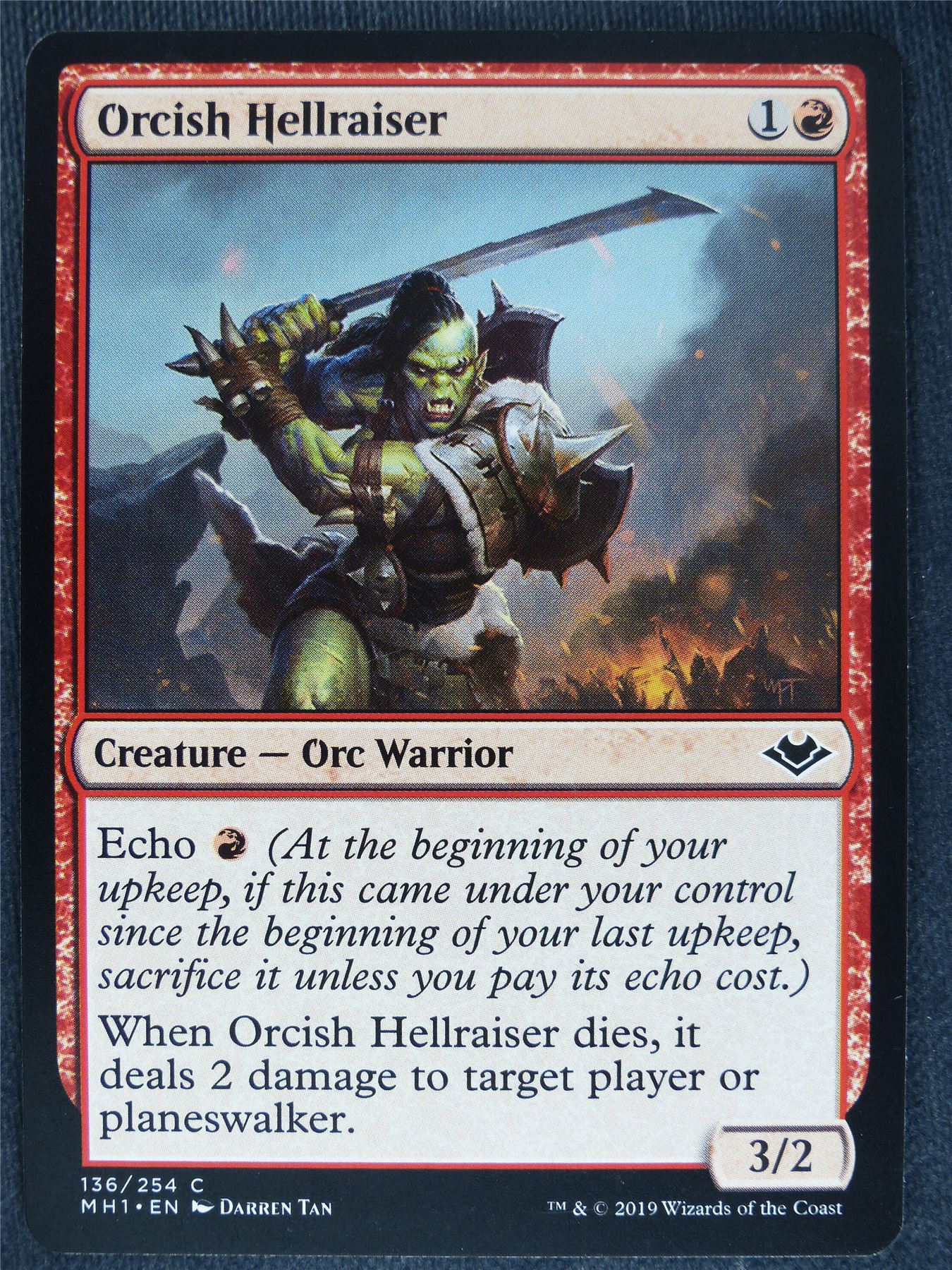 Orcish Hellraiser - Mtg Magic Cards #AP