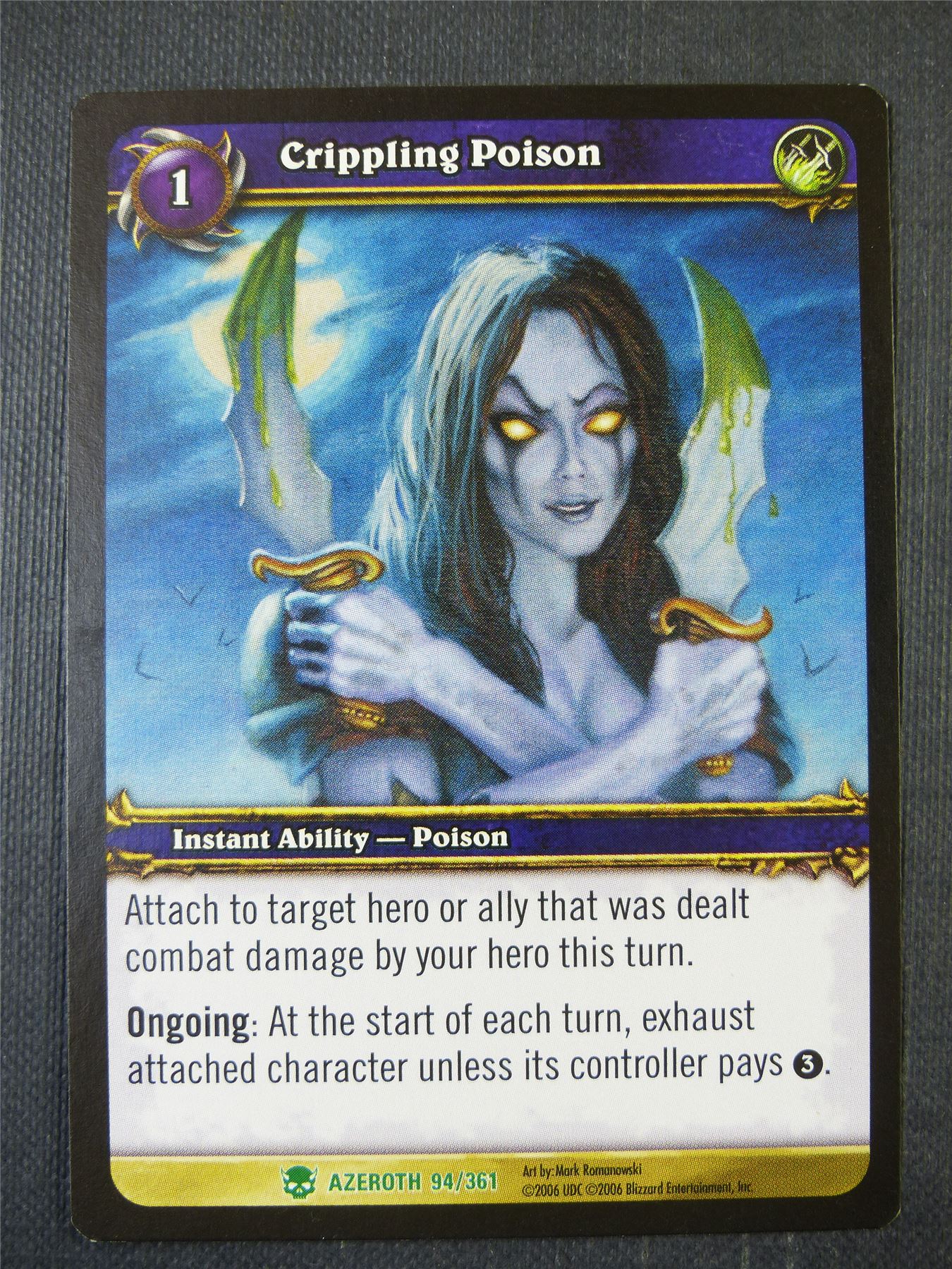 Crippling Poison 94/361 - WoW Card #1CK