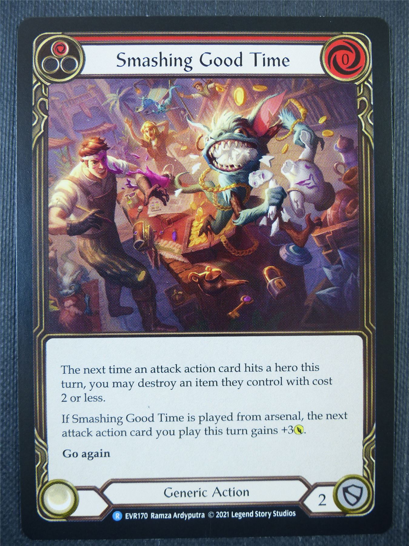 Smashing Good Time Red - 1st ed Everfest - Flesh & Blood Card #6IG