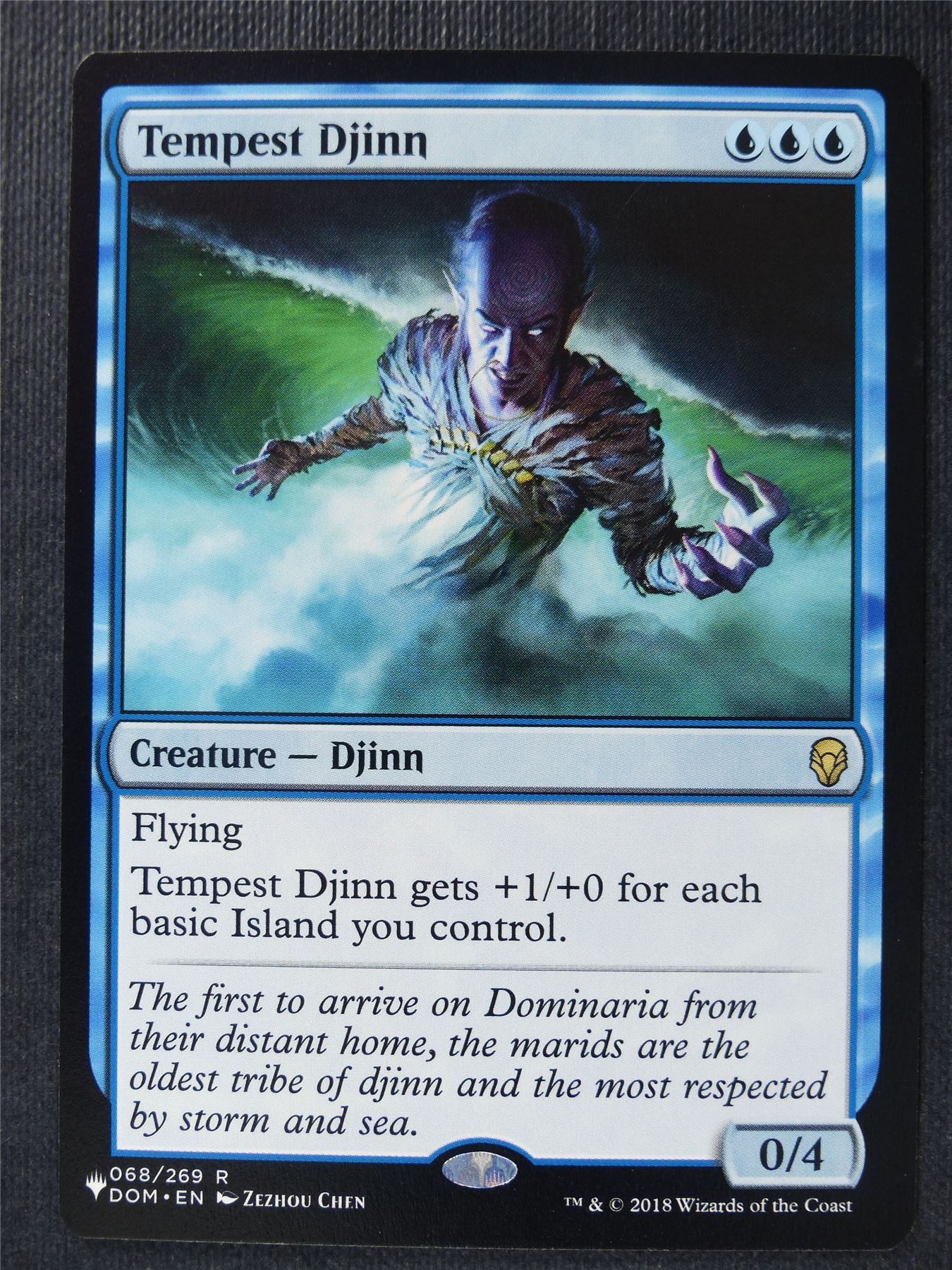 Tempest Djinn - The List - DOM - Mtg Card #29F