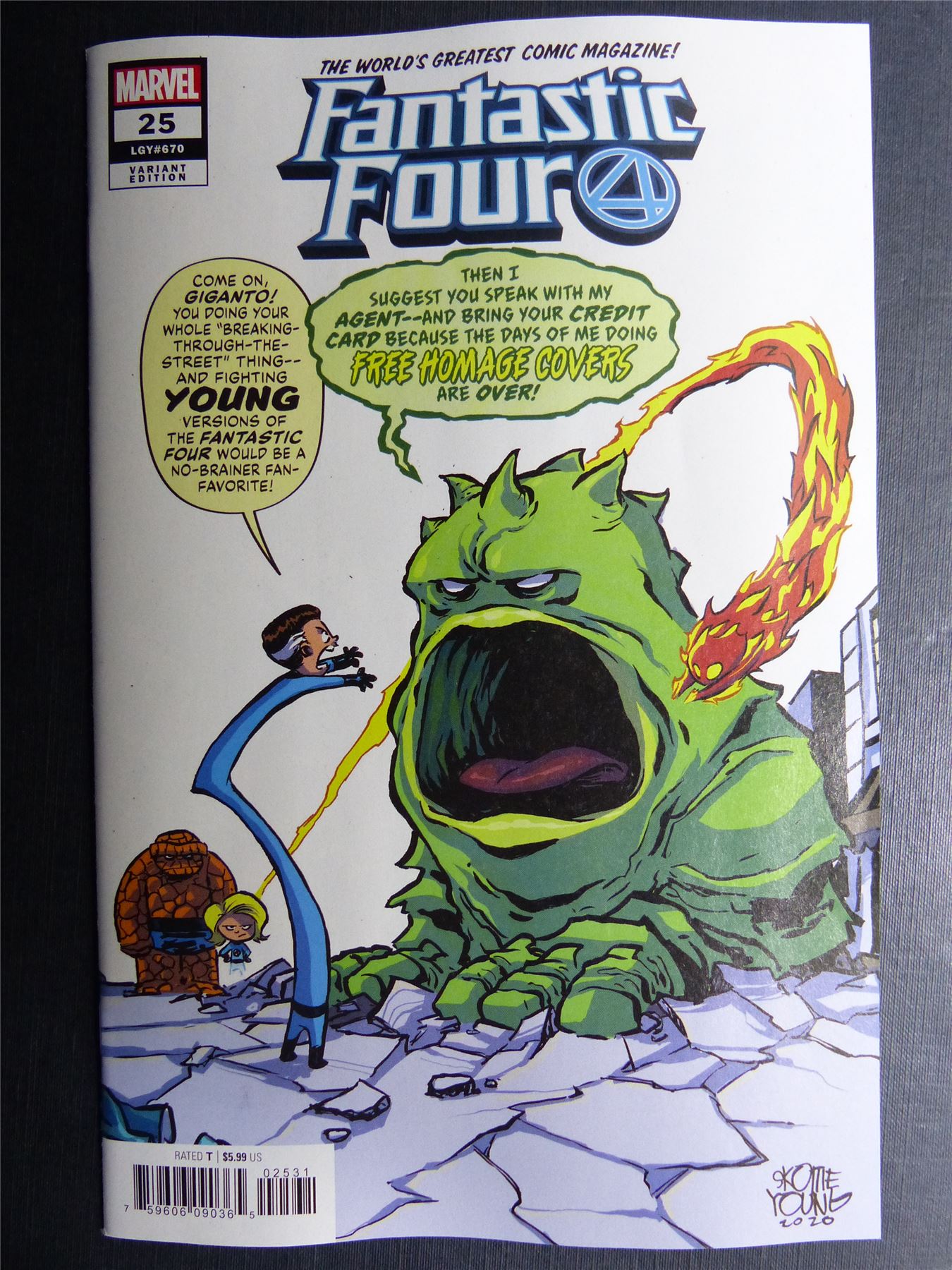 FANTASTIC Four #25 Young - Dec 2020 - Marvel Comics #HN
