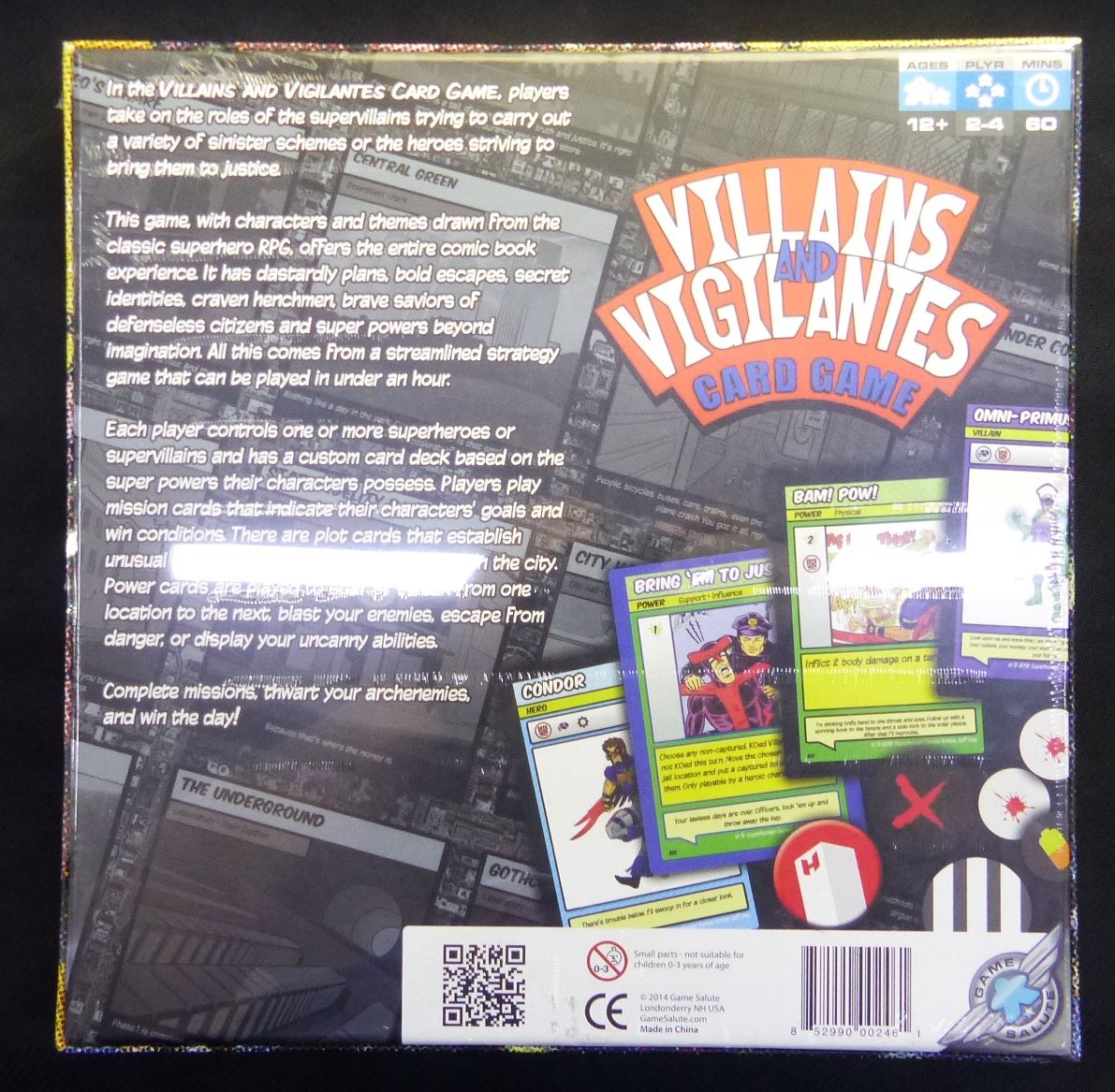 Used - Villains And Vigilantes - Board Game #1AF