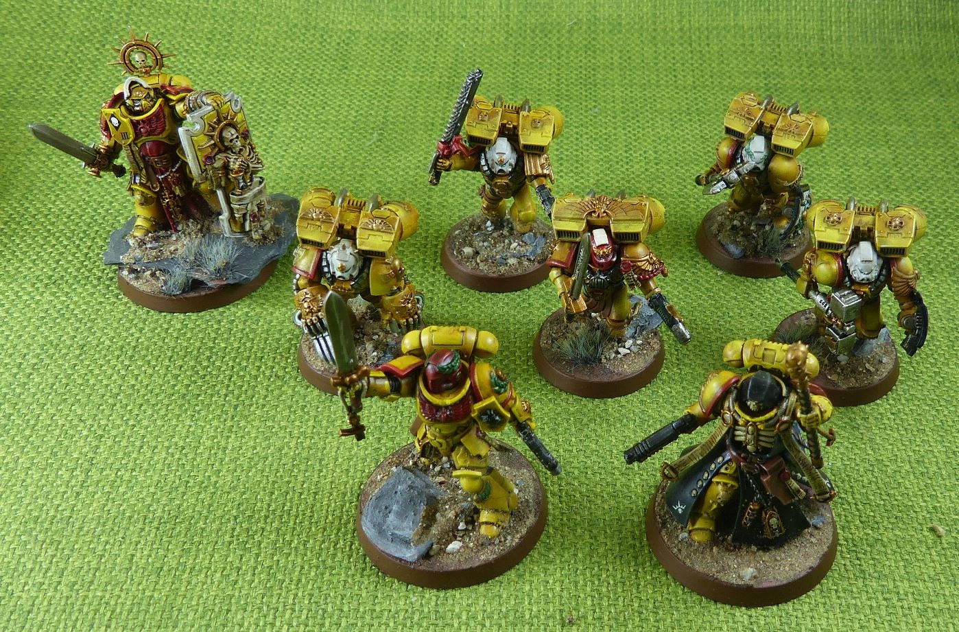 Imperial Fist Small Army - Warhammer 40k #CG