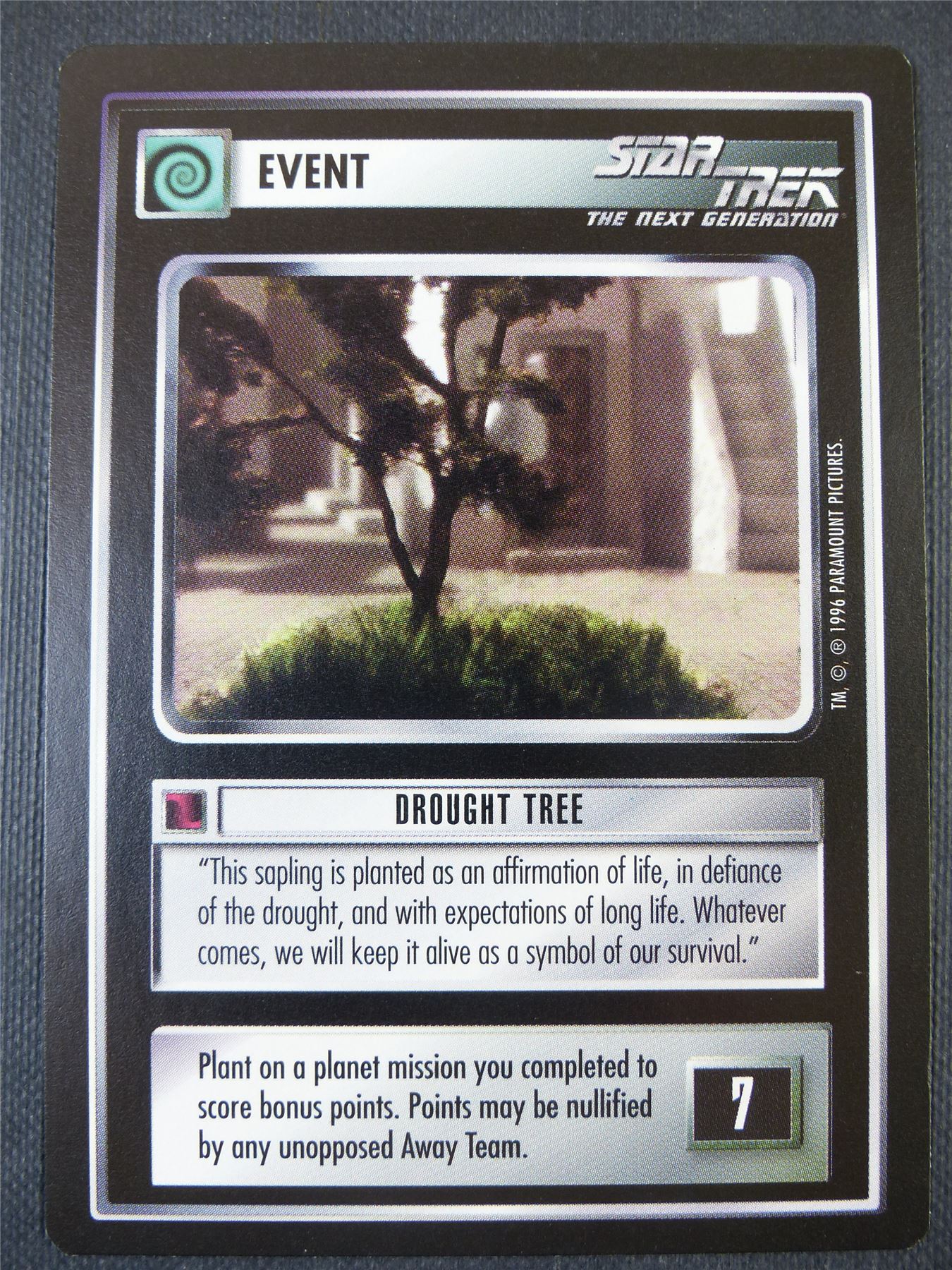 Drought Tree - NG - Star Trek Card #66B