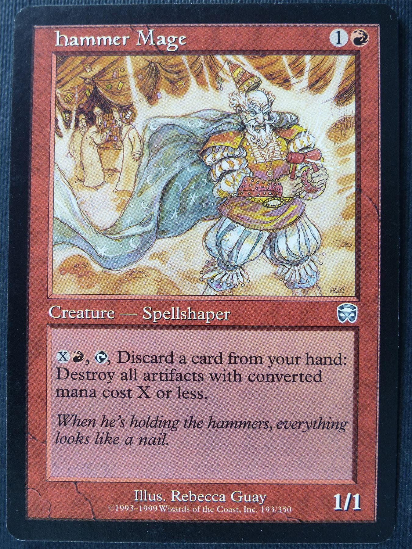 Hammer Mage - Mtg Card #23T