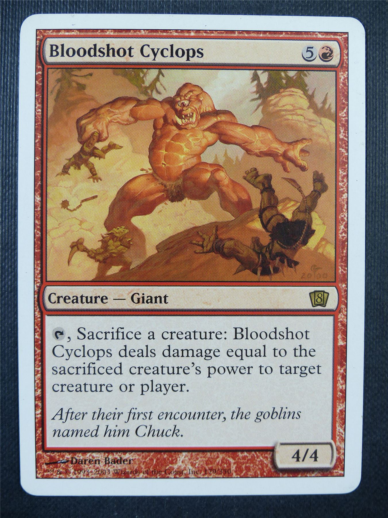 Bloodshot Cyclops - Mtg Card #764