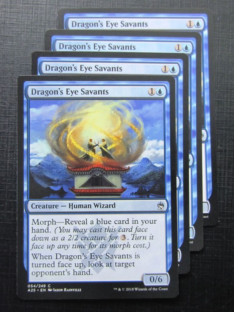 Dragon's Eye Savants x4 - Masters 25 - Mtg Card # 10B48