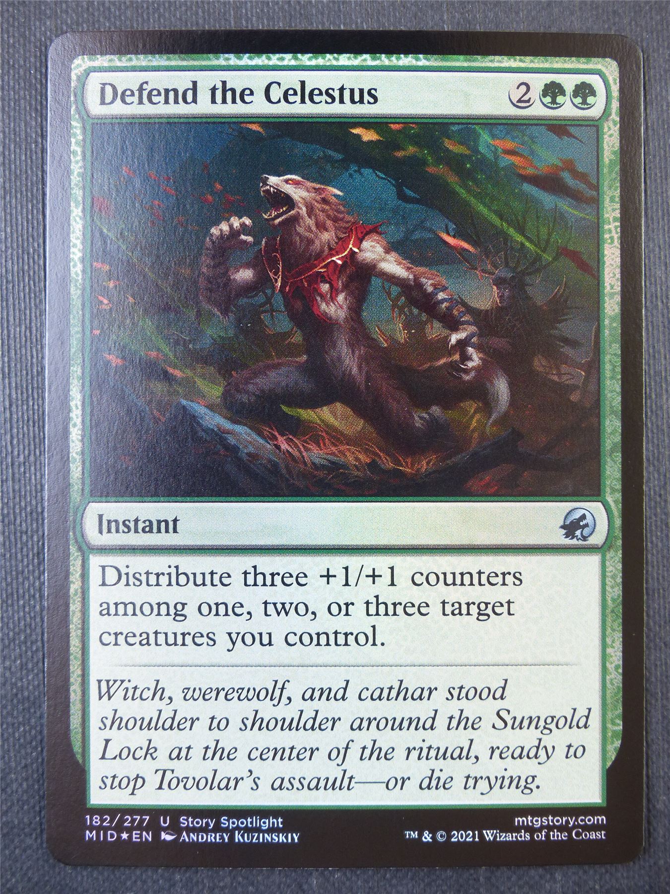 Defend the Celestus Foil - Mtg Card #98W