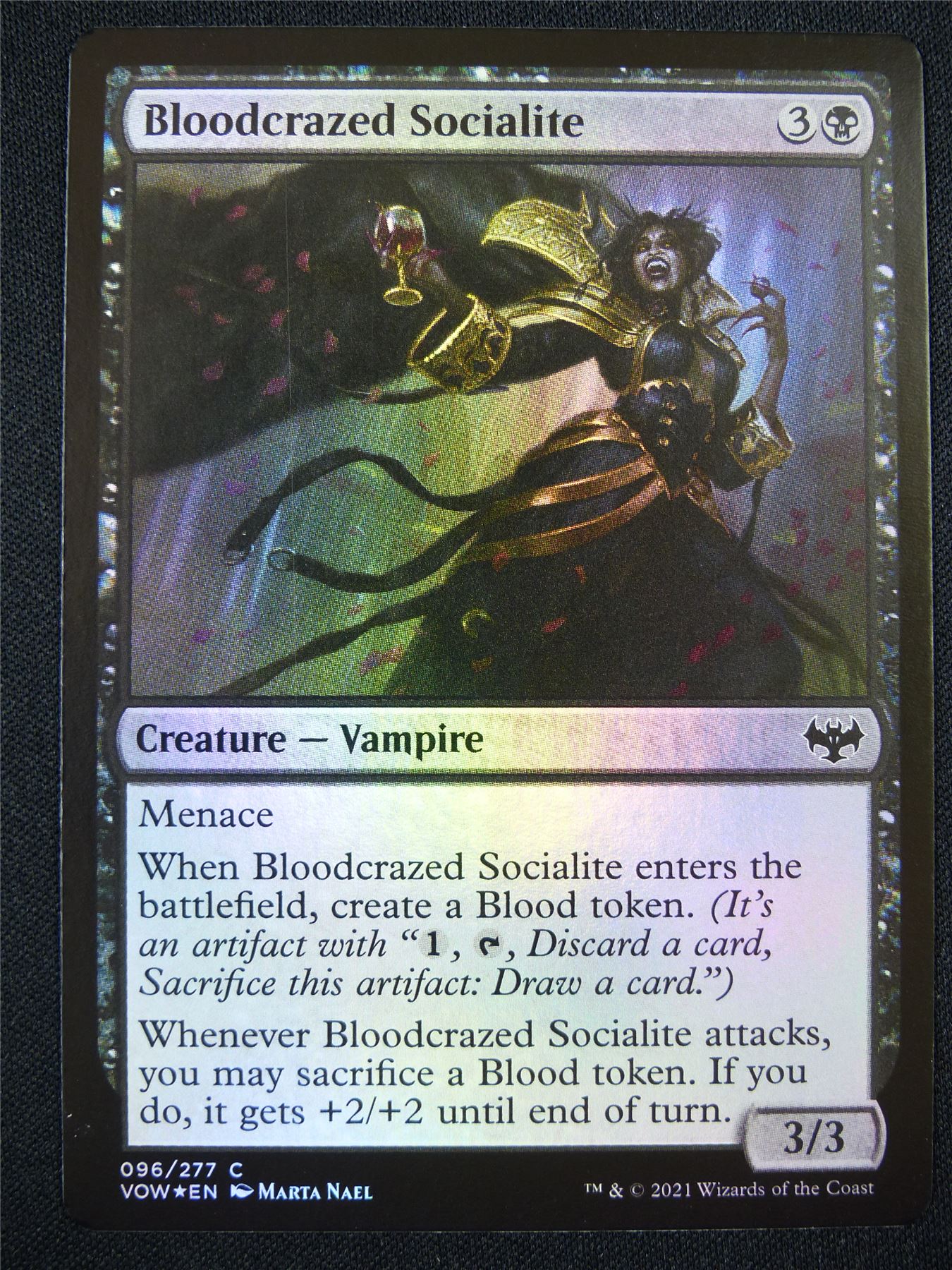 Bloodcrazed Socialite Foil - Mtg Card #1NM