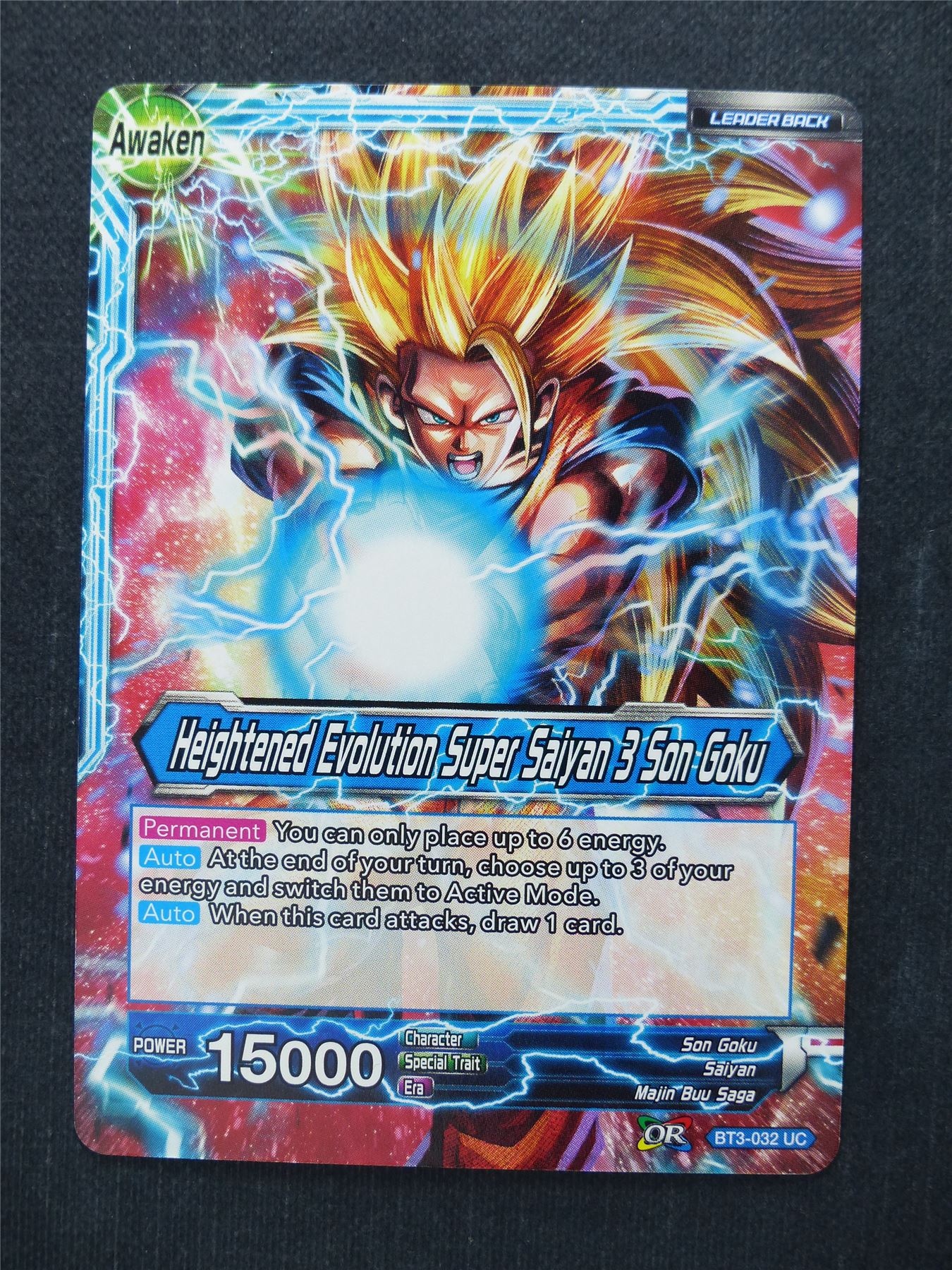 Heightened Evolution Super Saiyan 3 Son Goku - Dragon Ball Super Cards #FB