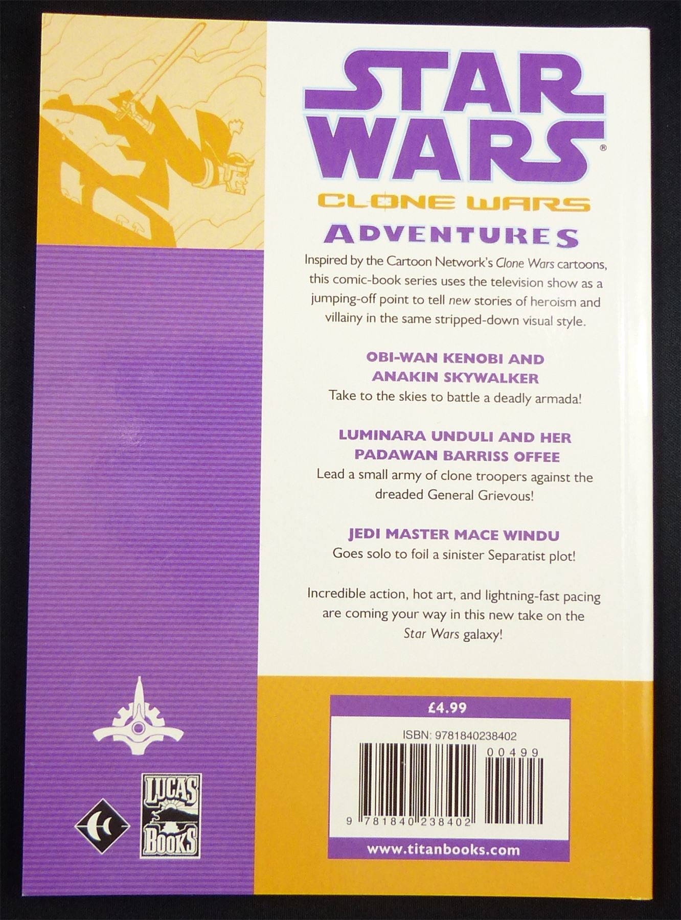 STAR Wars: Clone Wars Adventures Vol 2 - Titan Graphic Softback #T3