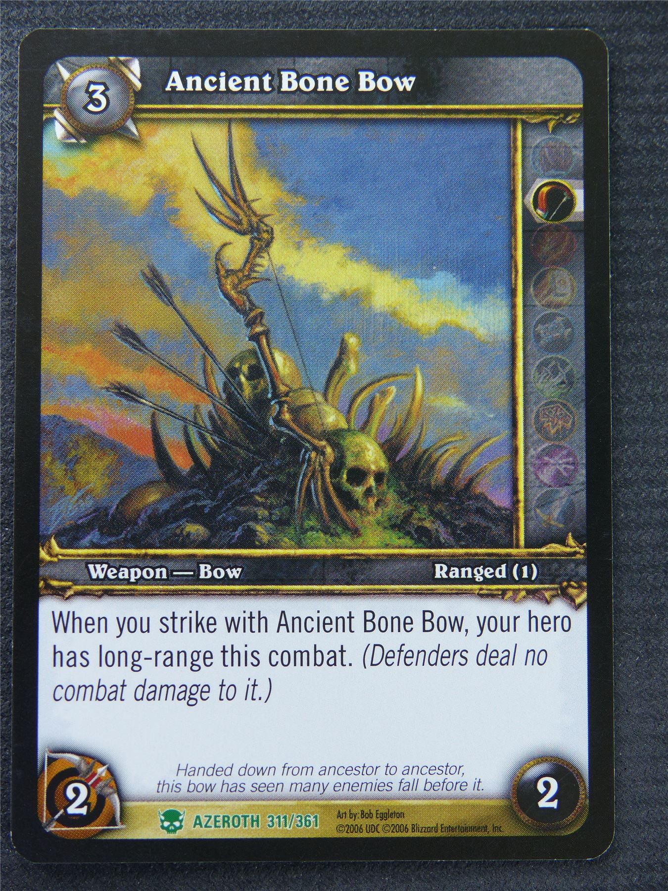 Ancient Bone Bow - Uncommon - World Of Warcraft #1EU