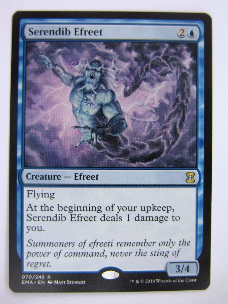 MTG Magic Cards: Eternal Masters: SERENDIB EFREET # 12A32