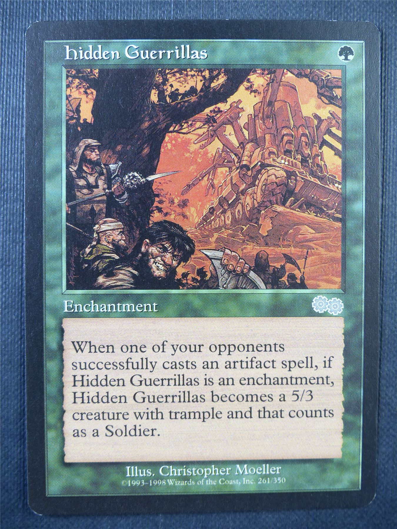 Hidden Guerrillas - Urza's Saga - Mtg Card #73W