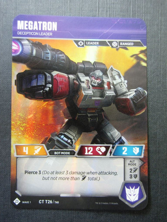 Megatron CT T26/T40 - Transformers Cards # 7C47